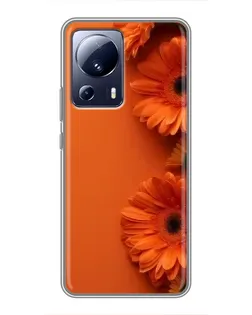 Чехол для Xiaomi 13 Lite с картинкой «Оранжевые герберы» Чехол для Xiaomi 13 Lite с картинкой «Оранжевые герберы»