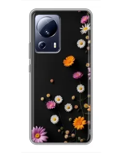 Чехол для Xiaomi 13 Lite с картинкой «Цветочная композиция»