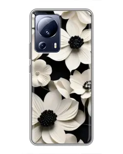 Чехол для Xiaomi 13 Lite с картинкой «Объемные белые цветы» Чехол для Xiaomi 13 Lite с картинкой «Объемные белые цветы»