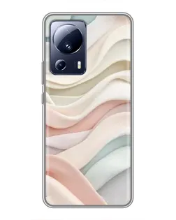 Чехол для Xiaomi 13 Lite с картинкой «Пастельные нежные волны»