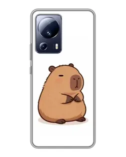 Чехол для Xiaomi 13 Lite с картинкой «Толстенькая капибара»