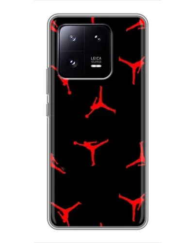 Чехол для Xiaomi 13 Pro с картинкой «Jordan Red Pattern»