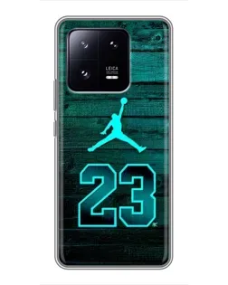 Чехол для Xiaomi 13 Pro с картинкой «Jordan Cyan 23» Чехол для Xiaomi 13 Pro с картинкой «Jordan Cyan 23»