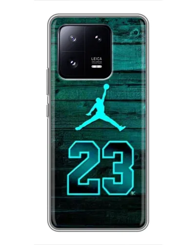 Чехол для Xiaomi 13 Pro с картинкой «Jordan Cyan 23»