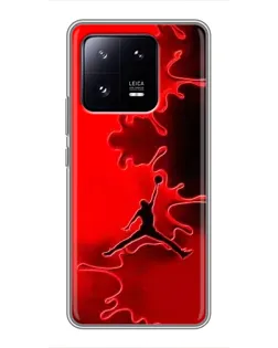 Чехол для Xiaomi 13 Pro с картинкой «Jordan Red Smoke» Чехол для Xiaomi 13 Pro с картинкой «Jordan Red Smoke»