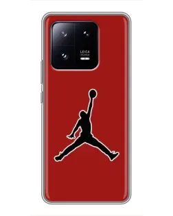 Чехол для Xiaomi 13 Pro с картинкой «Jordan Red Back» Чехол для Xiaomi 13 Pro с картинкой «Jordan Red Back»