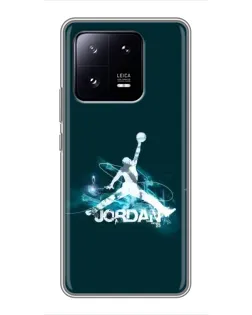 Чехол для Xiaomi 13 Pro с картинкой «Jordan Blue Fire» Чехол для Xiaomi 13 Pro с картинкой «Jordan Blue Fire»