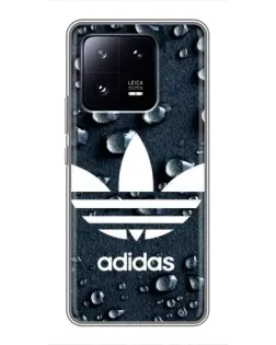 Чехол для Xiaomi 13 Pro с картинкой «Adidas Trefoil Blue»