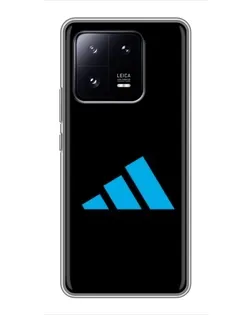 Чехол для Xiaomi 13 Pro с картинкой «Adidas Cyan Logo»
