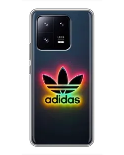 Чехол для Xiaomi 13 Pro с картинкой «Неоновый Adidas»
