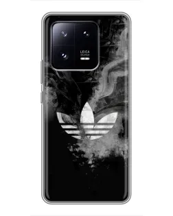 Чехол для Xiaomi 13 Pro с картинкой «Абстрактный дым Adidas»