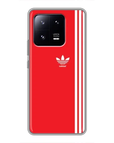 Чехол для Xiaomi 13 Pro с картинкой «Красный минимализм Adidas» Чехол для Xiaomi 13 Pro с картинкой «Красный минимализм Adidas»