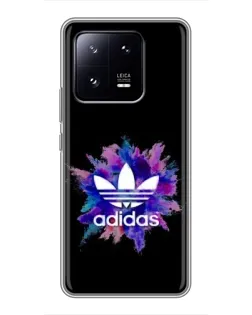 Чехол для Xiaomi 13 Pro с картинкой «Взрыв красок Adidas»