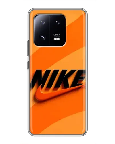 Чехол для Xiaomi 13 Pro с картинкой «Оранжевый драйв Nike»