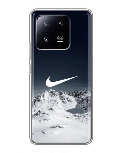 Чехол для Xiaomi 13 Pro с картинкой «Nike — зимние горы»
