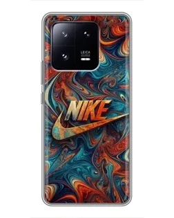Чехол для Xiaomi 13 Pro с картинкой «Nike в абстракции»