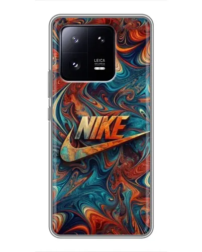 Чехол для Xiaomi 13 Pro с картинкой «Nike в абстракции»