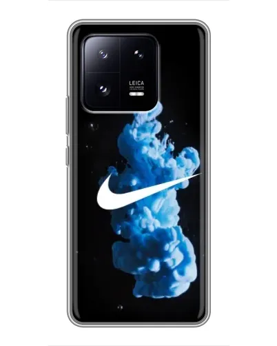 Чехол для Xiaomi 13 Pro с картинкой «Nike и синий дым»