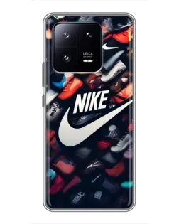 Чехол для Xiaomi 13 Pro с картинкой «Коллекция кроссовок Nike»