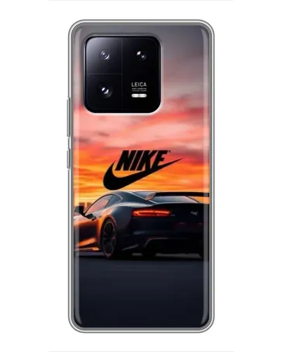 Чехол для Xiaomi 13 Pro с картинкой «Nike и суперкар»
