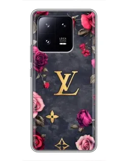Чехол для Xiaomi 13 Pro с картинкой «Цветочный Louis Vuitton»