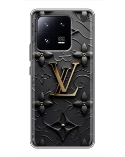 Чехол для Xiaomi 13 Pro с картинкой «Кожаная текстура LV»