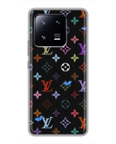 Чехол для Xiaomi 13 Pro с картинкой «Цветная монограмма LV» Чехол для Xiaomi 13 Pro с картинкой «Цветная монограмма LV»