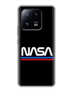 Чехол для Xiaomi 13 Pro с картинкой «NASA — классика Red Blue»