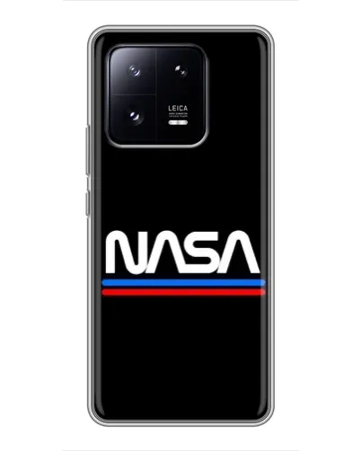 Чехол для Xiaomi 13 Pro с картинкой «NASA — классика Red Blue» Чехол для Xiaomi 13 Pro с картинкой «NASA — классика Red Blue»