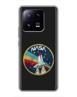 Чехол для Xiaomi 13 Pro с картинкой «NASA — эмблема миссии»
