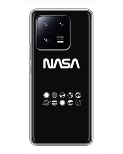Чехол для Xiaomi 13 Pro с картинкой «NASA — технический принт»