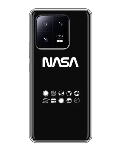 Чехол для Xiaomi 13 Pro с картинкой «NASA — технический принт» Чехол для Xiaomi 13 Pro с картинкой «NASA — технический принт»