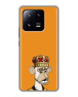 Чехол для Xiaomi 13 Pro с картинкой «Золотая обезьяна Bored Ape» Чехол для Xiaomi 13 Pro с картинкой «Золотая обезьяна Bored Ape»