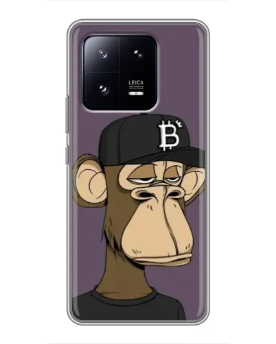 Чехол для Xiaomi 13 Pro с картинкой «Bored Ape в кепке» Чехол для Xiaomi 13 Pro с картинкой «Bored Ape в кепке»