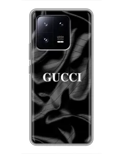 Чехол для Xiaomi 13 Pro с картинкой «Gucci — шелковые волны» Чехол для Xiaomi 13 Pro с картинкой «Gucci — шелковые волны»