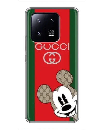 Чехол для Xiaomi 13 Pro с картинкой «Gucci — полосы и Микки» Чехол для Xiaomi 13 Pro с картинкой «Gucci — полосы и Микки»