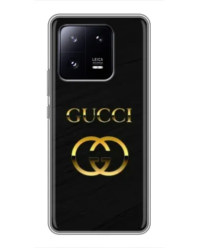 Чехол для Xiaomi 13 Pro с картинкой «Золотой логотип Gucci» Чехол для Xiaomi 13 Pro с картинкой «Золотой логотип Gucci»
