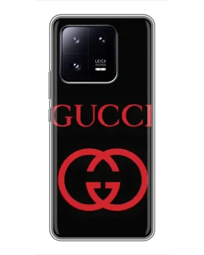 Чехол для Xiaomi 13 Pro с картинкой «Gucci — красный логотип» Чехол для Xiaomi 13 Pro с картинкой «Gucci — красный логотип»