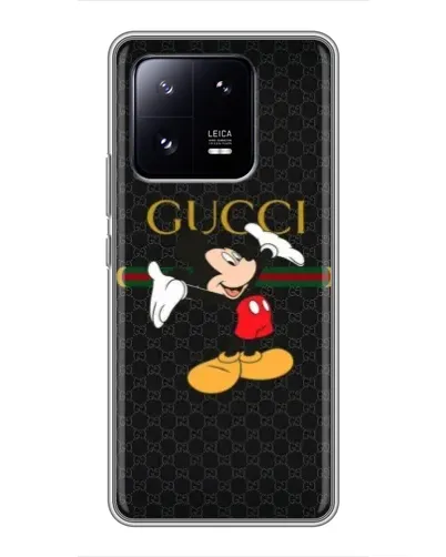 Чехол для Xiaomi 13 Pro с картинкой «Микки Маус Gucci» Чехол для Xiaomi 13 Pro с картинкой «Микки Маус Gucci»
