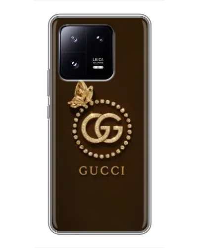 Чехол для Xiaomi 13 Pro с картинкой «Gucci — золотая бабочка» Чехол для Xiaomi 13 Pro с картинкой «Gucci — золотая бабочка»