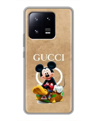 Чехол для Xiaomi 13 Pro с картинкой «Микки Маус Gucci — крафт» Чехол для Xiaomi 13 Pro с картинкой «Микки Маус Gucci — крафт»