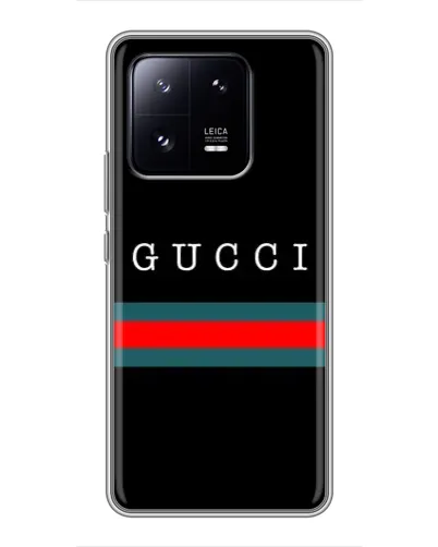 Чехол для Xiaomi 13 Pro с картинкой «Gucci — красный пояс» Чехол для Xiaomi 13 Pro с картинкой «Gucci — красный пояс»