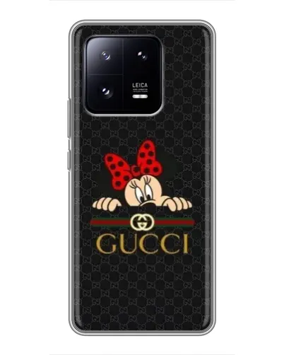 Чехол для Xiaomi 13 Pro с картинкой «Минни Маус Gucci — черный» Чехол для Xiaomi 13 Pro с картинкой «Минни Маус Gucci — черный»