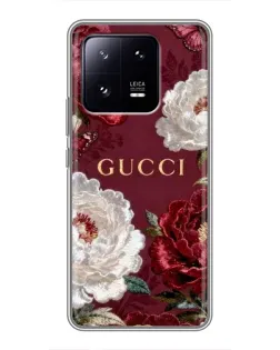 Чехол для Xiaomi 13 Pro с картинкой «Gucci — бордовые розы» Чехол для Xiaomi 13 Pro с картинкой «Gucci — бордовые розы»