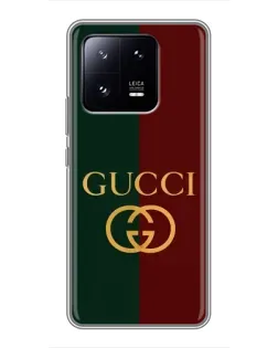 Чехол для Xiaomi 13 Pro с картинкой «Gucci — темно-зеленый градиент» Чехол для Xiaomi 13 Pro с картинкой «Gucci — темно-зеленый градиент»