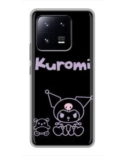 Чехол для Xiaomi 13 Pro с картинкой «Kuromi — черный минимализм» Чехол для Xiaomi 13 Pro с картинкой «Kuromi — черный минимализм»