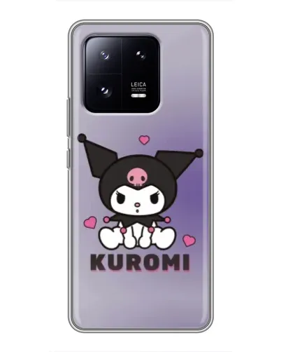 Чехол для Xiaomi 13 Pro с картинкой «Kuromi — фиолетовый арт»
