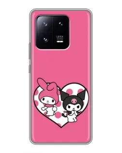 Чехол для Xiaomi 13 Pro с картинкой «Kuromi и My Melody» Чехол для Xiaomi 13 Pro с картинкой «Kuromi и My Melody»