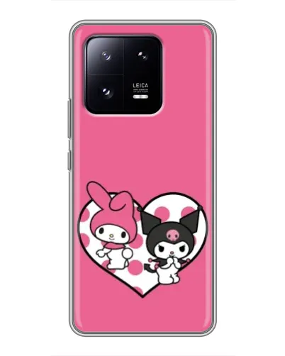 Чехол для Xiaomi 13 Pro с картинкой «Kuromi и My Melody»