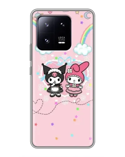Чехол для Xiaomi 13 Pro с картинкой «My Melody и Kuromi»